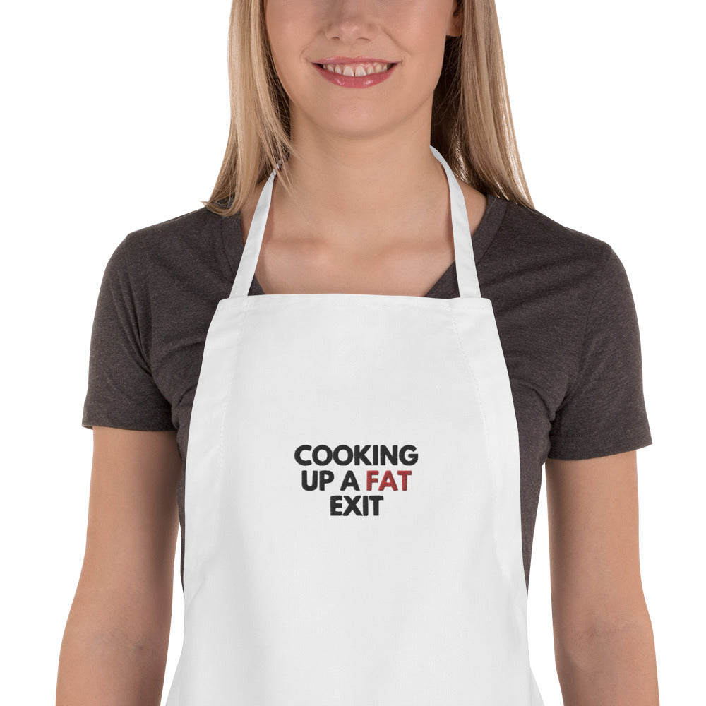 StartUp Founder Apron "Cooking Up A Fat Exit"